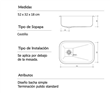 Pileta Simple Acero 304 Z52/18 Johnson