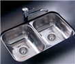Pileta Doble Acero 304 C28/18 Johnson