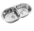 Pileta Doble Acero 304 DN 1 Johnson