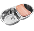 Pileta Doble Acero 304 DN 1 Johnson