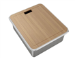 Pileta Simple Acero 304 Quadra Q40 Johnson