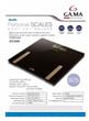 Balanza Personal Vidrio Digital Scale Scf-2000 (6932) Ga.Ma