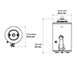 Termotanque Gas Gn 050l A/Rec C/Inf/Sup Ttar50 Coppens