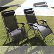 Juego Gravedad Cero X 2 + Mesa Lf60040 Negro Premium Home