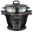 Olla Arrocera Con Vaporera Osckstrc8030b Negra Oster