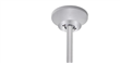 Ventilador Techo Con Luz Silver Peabody