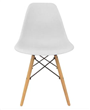 Silla C/Patas Madera Eames/We Blanca Eames
