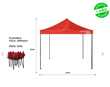 Gazebo 3x3 Sin Paredes Gazebo04 Gadnic