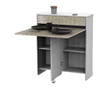 Mesa Plegable Con Cajon Y Estantes 1435 Hel Corsa