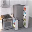 Modulo De Guardado C/Puerta Extraible 180x25cm 5003 Bl Corsa
