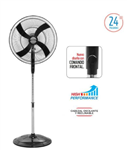 Ventilador Pie 24p Parrilla Metal Liliana