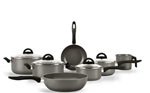 Maple Bateria De Cocina 7 Piezas 7210/401 Gris Brinox