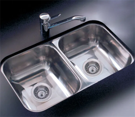Pileta Doble Acero 304 C28/18 Johnson
