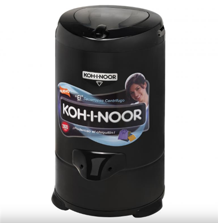 Secarropas Negro 5,5kg N-655 Kohinoor
