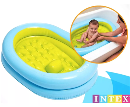 Bañera Bebe C/Inflador 86x64x23cm 48421 Intex