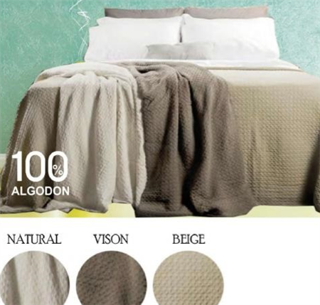 Cubrecama  Kenia 2 1/2pl 220x260 Natural Palette