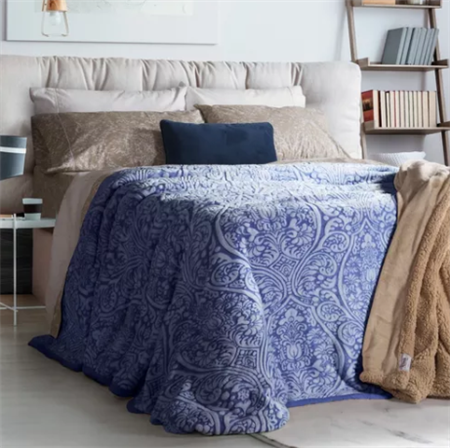 Frazada 2 1/2pl 230x240 Portonovo Cp2080-1/3-1 Azul Palette