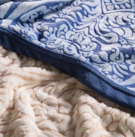 Frazada 2 1/2pl 230x240 Portonovo Cp2080-1/3-1 Azul Palette