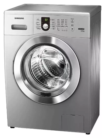 Lavarropas C/Frontal 6.5kg Silver Ww65monhuu Samsung