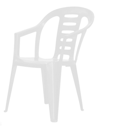 Sillon Plastico Blanco Nr Garden