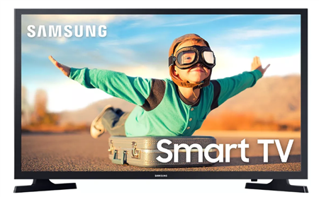 Televisor Led 32p Full Hd Smart Tv Un32t4300agczb Samsung   