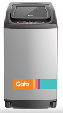 Lavarropas C/Superior Fuzzy Fit 7kg Plata Gafa