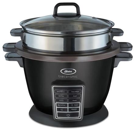Olla Arrocera Con Vaporera Osckstrc8030b Negra Oster