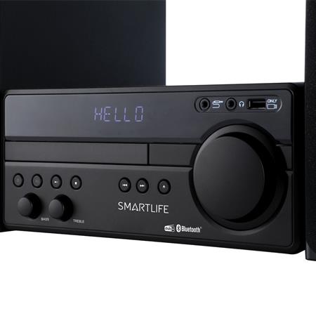 Minicomponente 100w Bt/Usb/Fm/Cd/Mp3/Cd-R Sl-Hf100 Smartlife