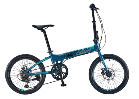 Bicicleta R20 Plegable Aluminio Origami Cod 7150 Futura