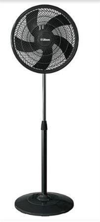 Ventilador Pie 16p Oscilante Negro Liliana