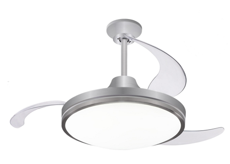 Ventilador Techo Con Luz Silver Peabody