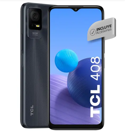 Celular Libre 408 64gb/4gb T507a Gravity Gray Tcl