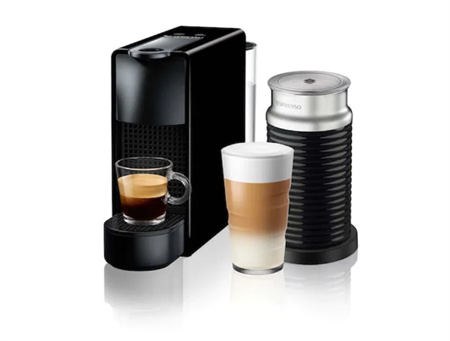 Cafetera Essenza Mini Black Y Aeroccino A3kc30-Ar- Nespresso