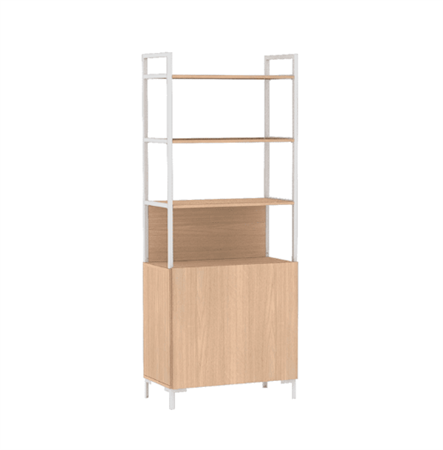 Estanteria Oslo 1735 X 685 X 365mm Eos070rn Roble Dielfe