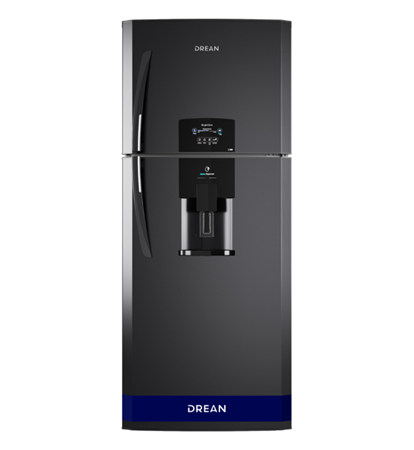 Heladera No Frost 373l Hdr380n12n Negro Drean