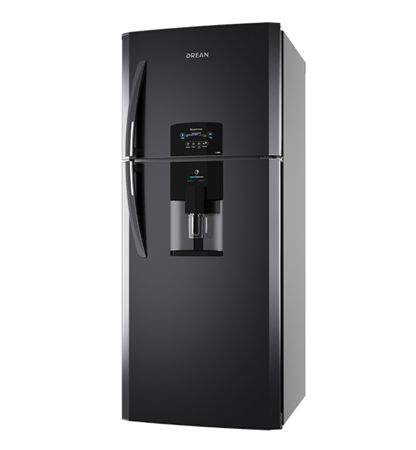 Heladera No Frost 373l Hdr380n12n Negro Drean