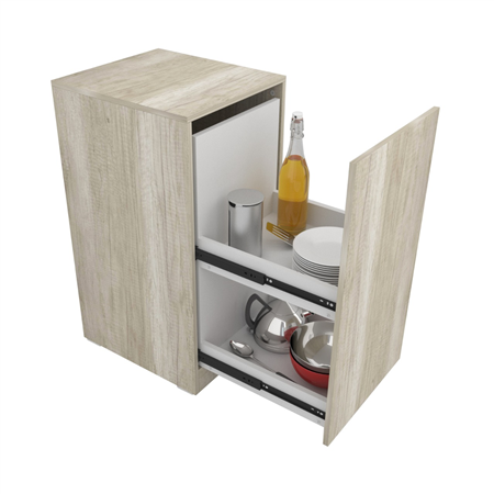 Modulo De Guardado C/Puerta Extraible 80x40cm 5000 Hel Corsa