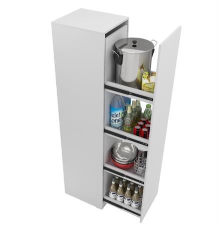 Modulo De Guardado C/Puerta Extraible 180x40cm 5002 Bl Corsa