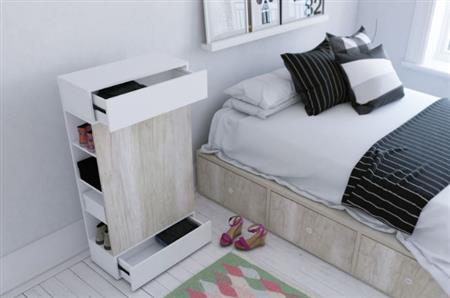 Mueble De Guardado Con 2 Cajones 5005 Bla Corsa