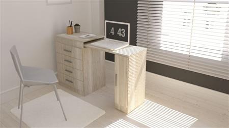 Escritorio Extensible Con Cajonera 5006 Hel/Hel Corsa