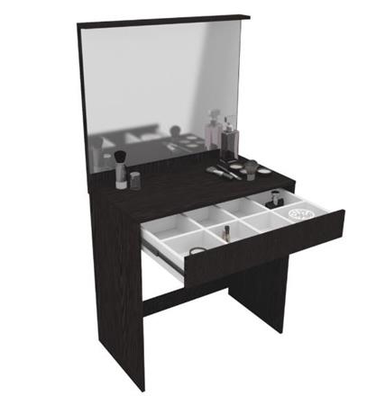 Tocador Con Espejo Y Cajon 1429 Wengue Corsa