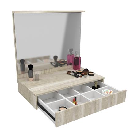 Tocador Con Espejo Y Cajon Flotante 1432 Hel Corsa