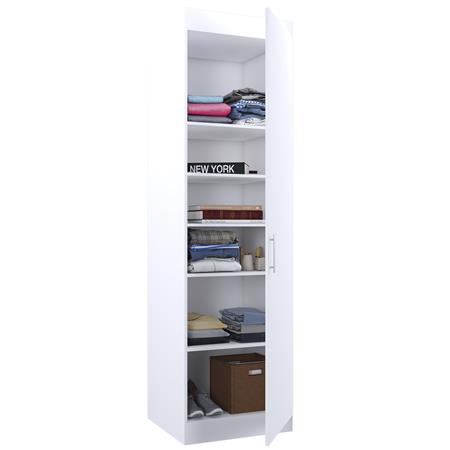 Modulo Lateral Para Placard 62x220cm 513 Bla Corsa Magnus