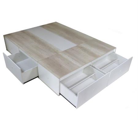 Base P/Colchon Con 6 Caj 170cm 3001 Hel Corsa Terra