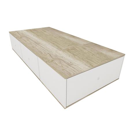 Base P/Colchon Con 3 Caj 90cm 3012 Hel Corsa Terra