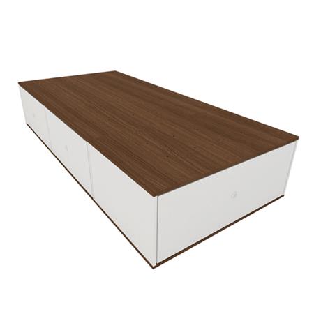Base P/Colchon Con 3 Caj 90cm 3012 Car Corsa Terra