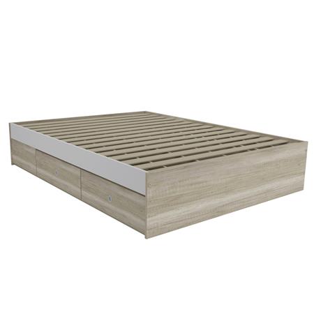 Cama Con Parrilla Y Cajones 140x190cm 3015 Hel Corsa Terra