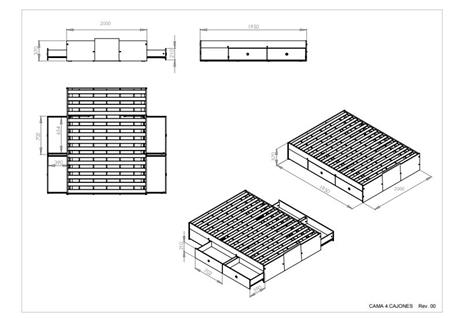Cama Extensible C/Cajones De140 A 200cm 3016 Wen Corsa Terra