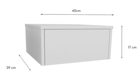Mesa De Luz 1caj Flotante  3055 Car Corsa Terra