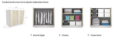 Modulo Bajo 2ptas 90cm 3018 Hel Corsa Terra